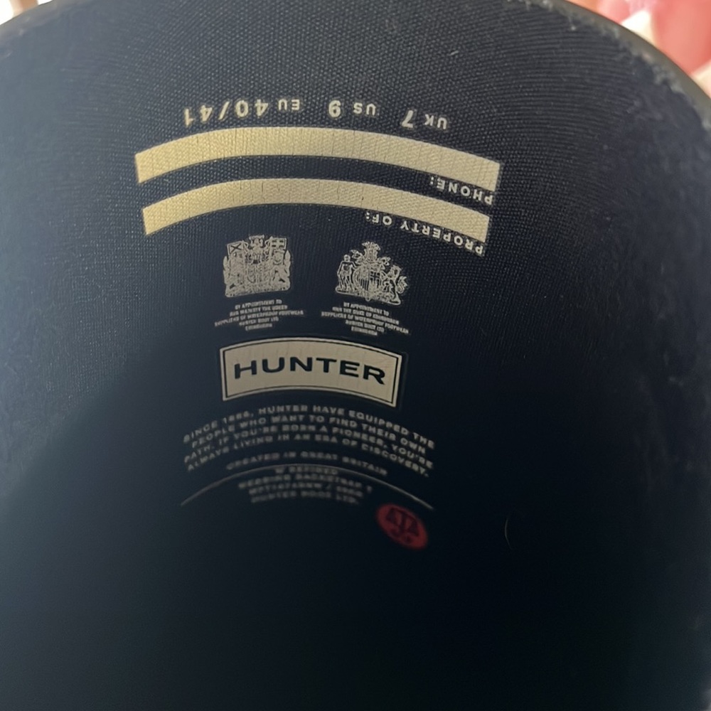 Hunter boots - Picture 3 of 5